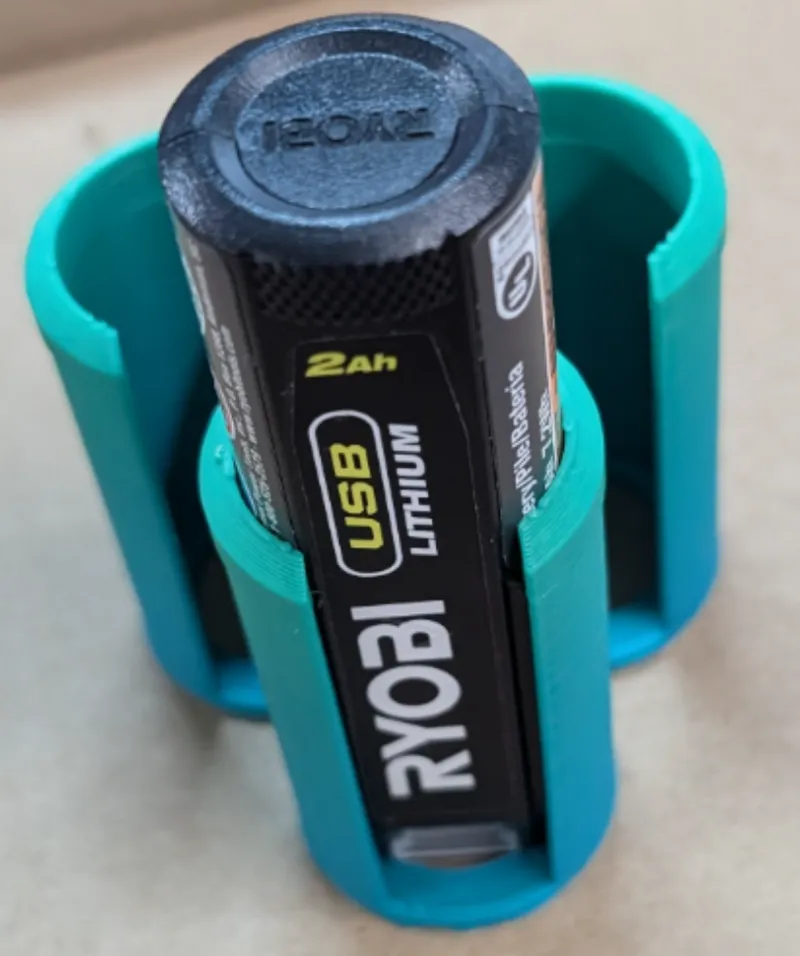 Ryobi 4v lithium battery holder, holds 3