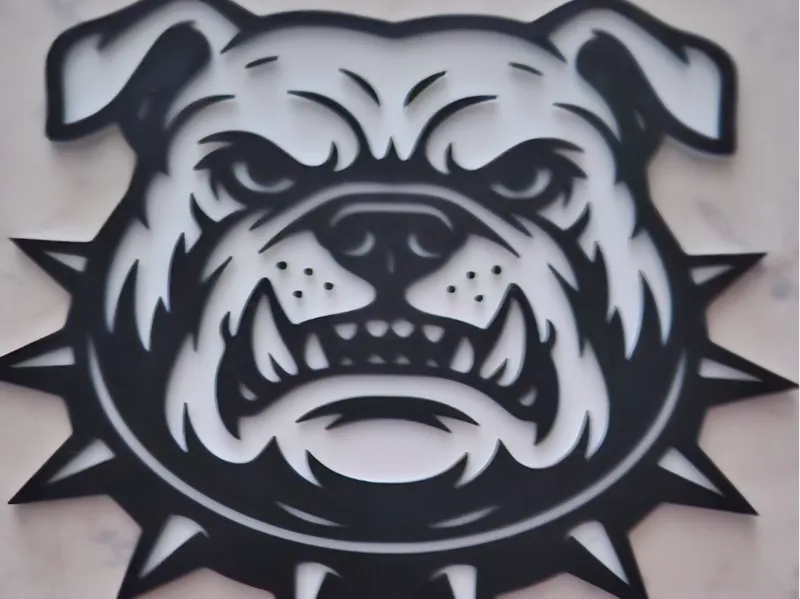 Bulldog beware of the dog