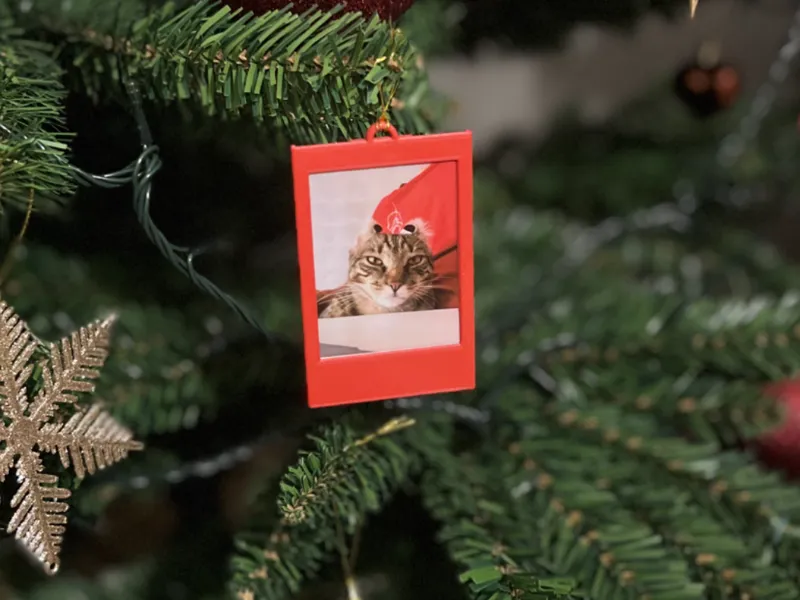 Instax Photo frame Christmas tree ornament
