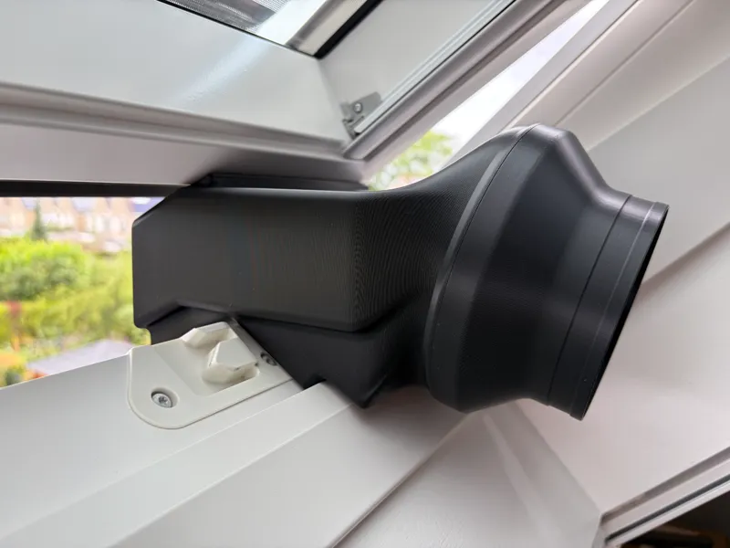 Velux tilt window AC exhaust adapter ~ Universal