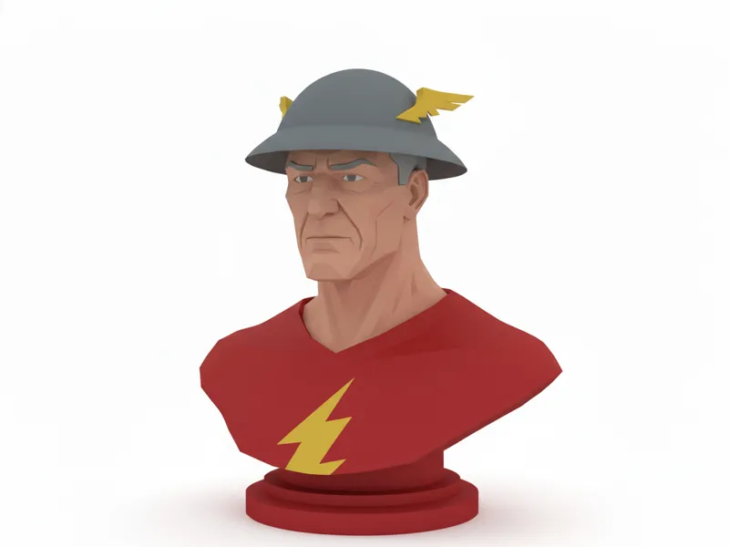 Flash Bust (Jay Garrick)