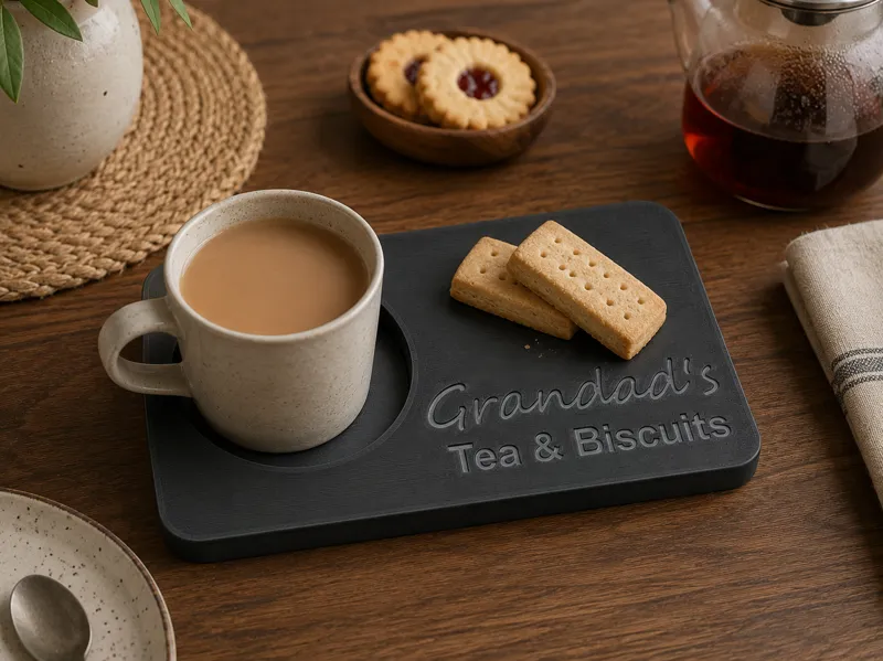 Personalised/Custom name Tea & Biscuits tray