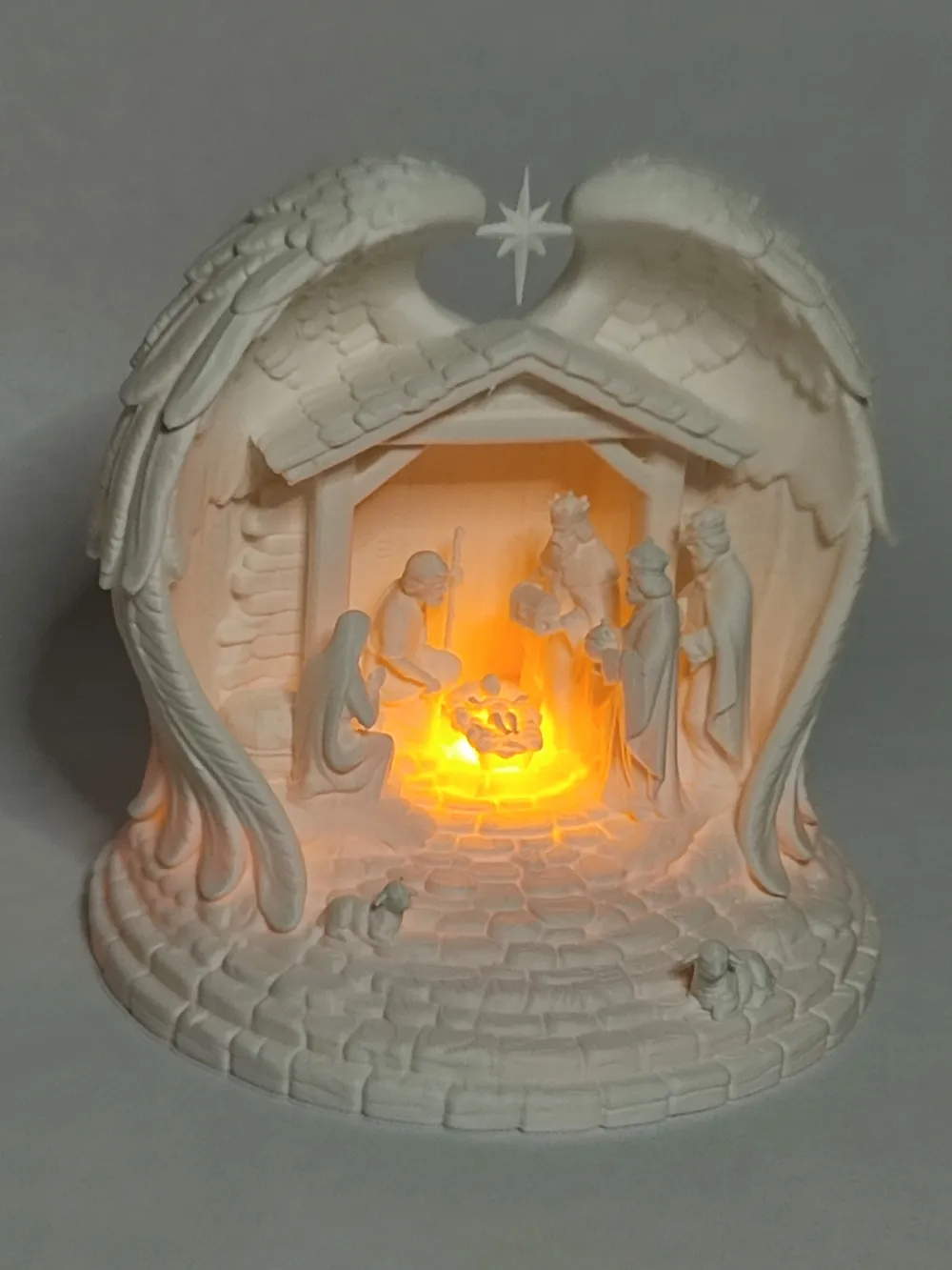 Nativity Scene – Illuminated Christmas Decoration - Free 3D Print Model ...