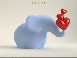 Elephant - Valentine's Day - support the project