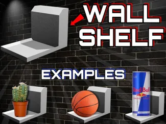 Small Wall Shelf | You can put anything you want on it, too cool!