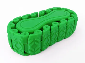 Objeto manipulable: Ultimate Tread Roller Fidget Toy (Print in Place) — vista de referencia 5