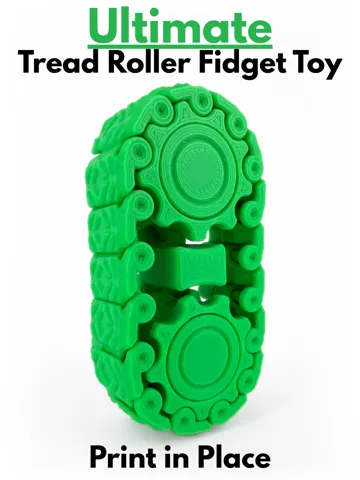 Objeto manipulable: Ultimate Tread Roller Fidget Toy (Print in Place) — vista de referencia 2