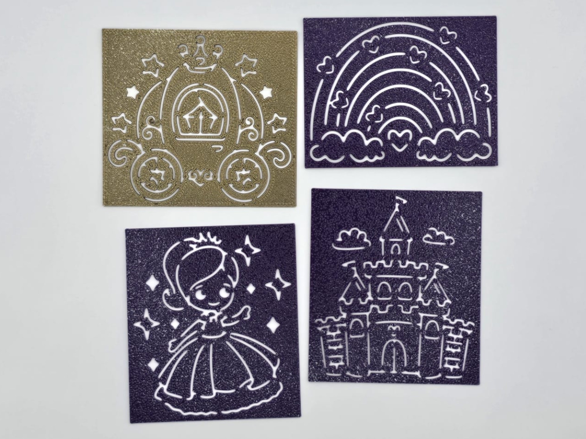 Fairytale Princess Kingdom Stencil Bundle