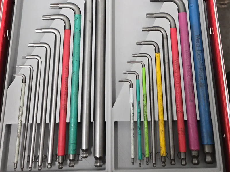 Wera Hex Key Plus/950 Gridfinity Metric & Imperial