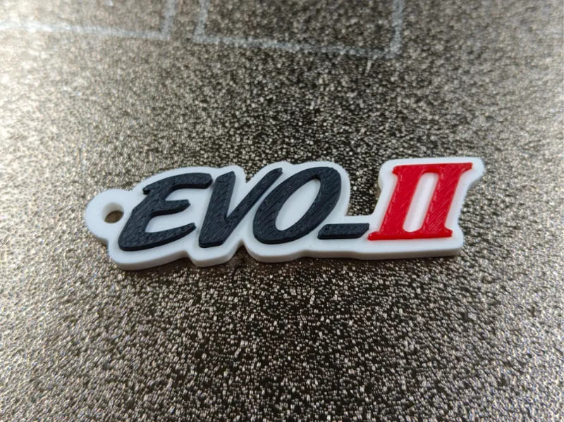EVO II Emblem  Keychain