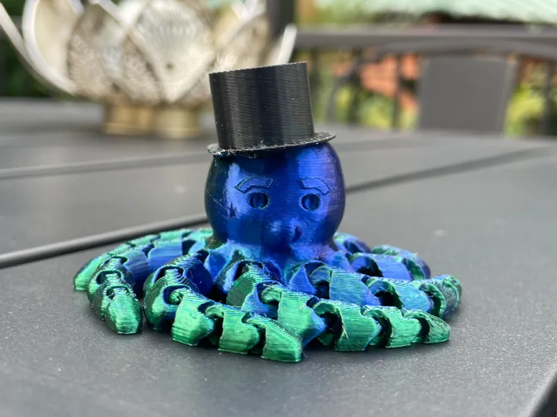 Flexi Octopus with top hat
