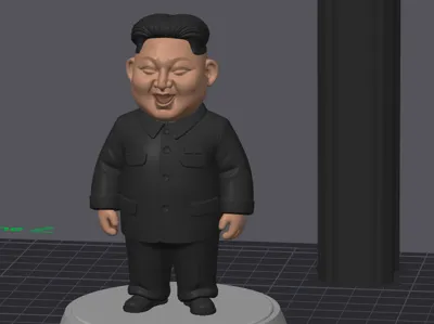 Kim Jong-un – Funny Chibi Caricature | 3D Figurine