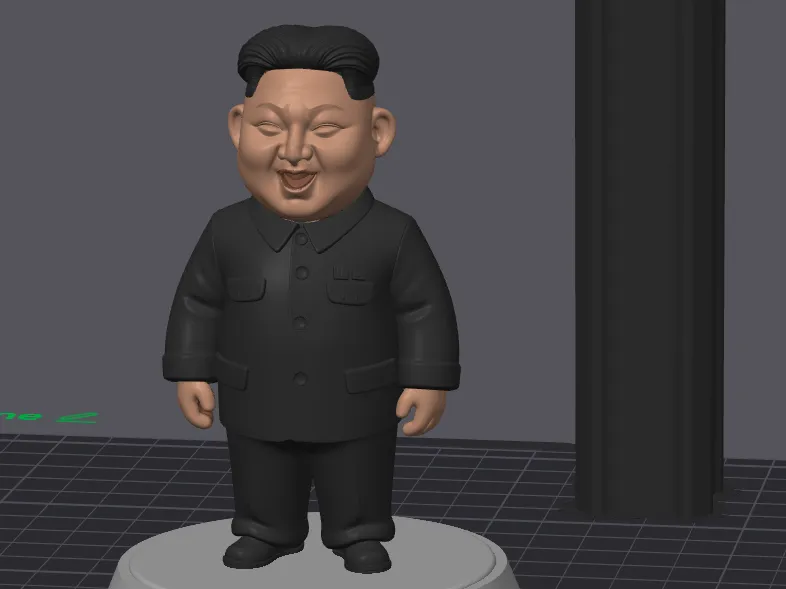 Kim Jong-un – Funny Chibi Caricature | 3D Figurine