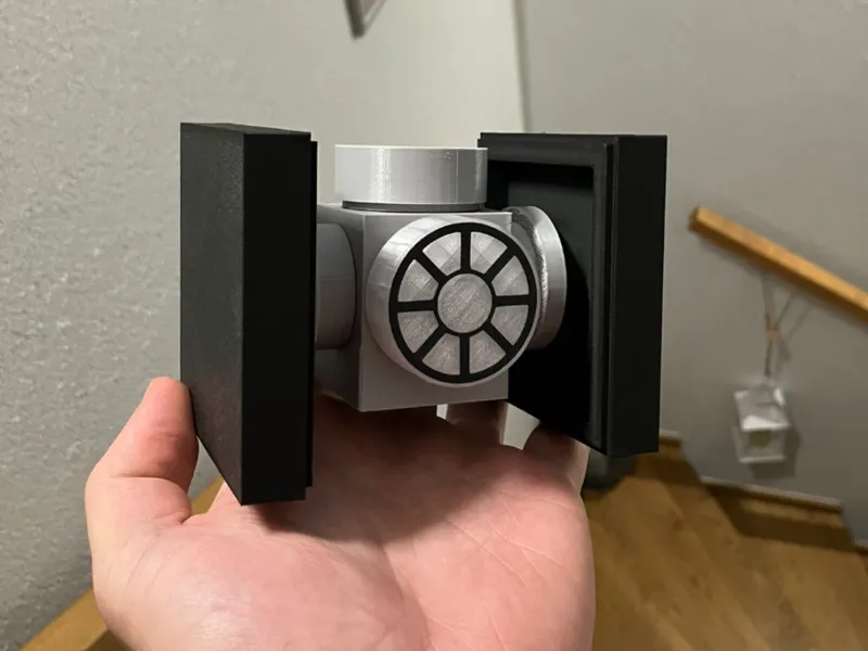 Brick Tie Fighter Micro scale