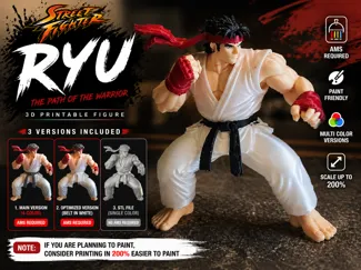 Street Fighter Ryu Figure – Fighting Stance