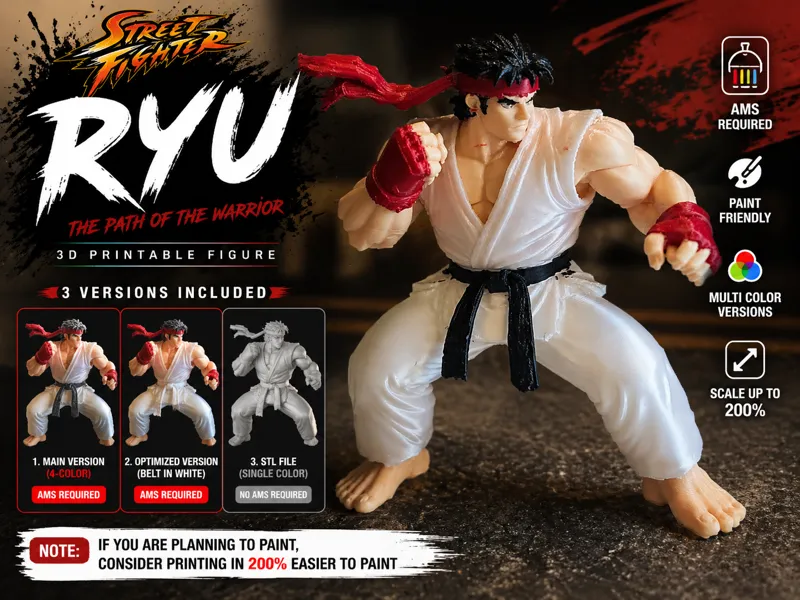 Street Fighter Ryu Figure – Fighting Stance