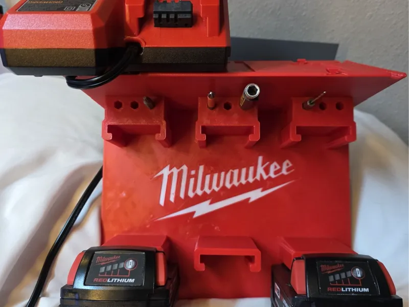 Milwaukee 18v Charging Dock Double/Single profiles
