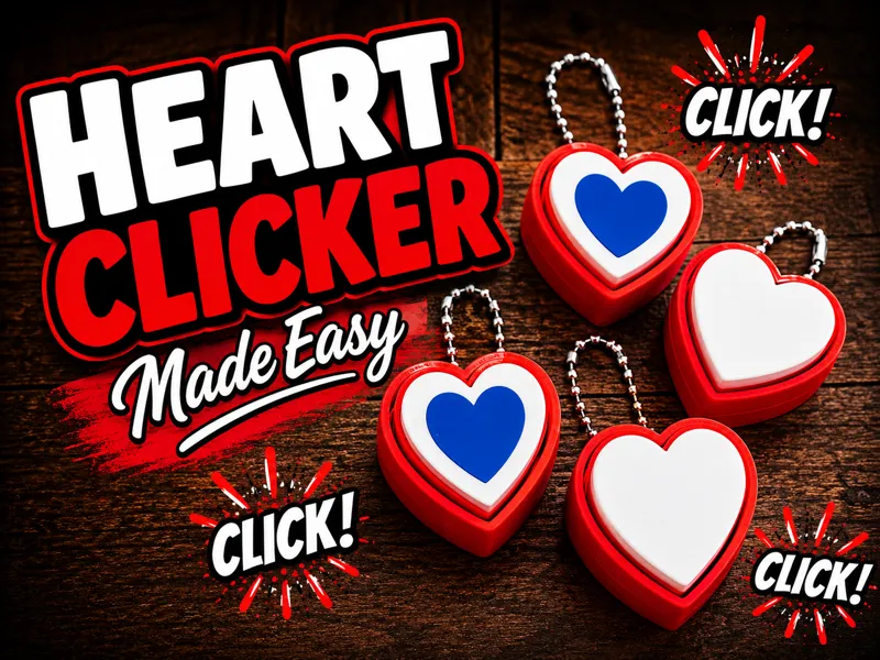 Heart clicker keychain No AMS options