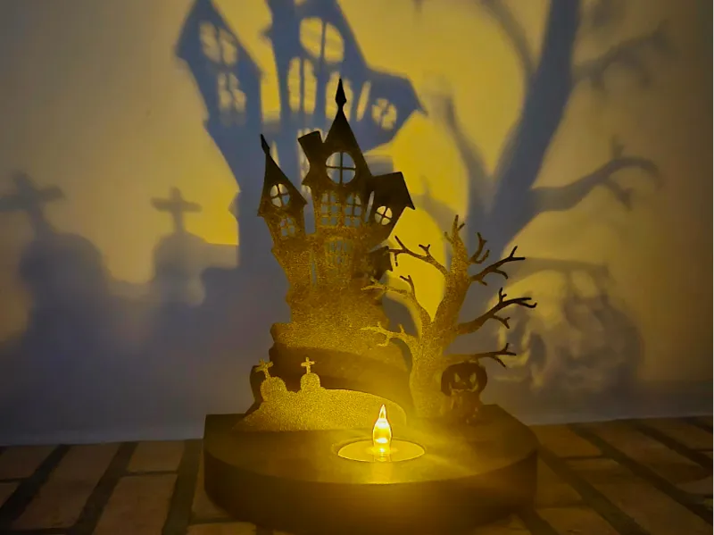 Into the Shadows - Halloween shadow scene