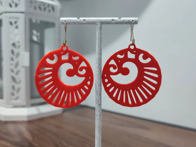 Aretes Espiral de Fuego