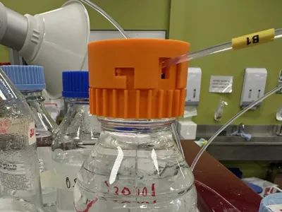 FPLC Reagent Cap w/ lock GL45 Schotts Bottle