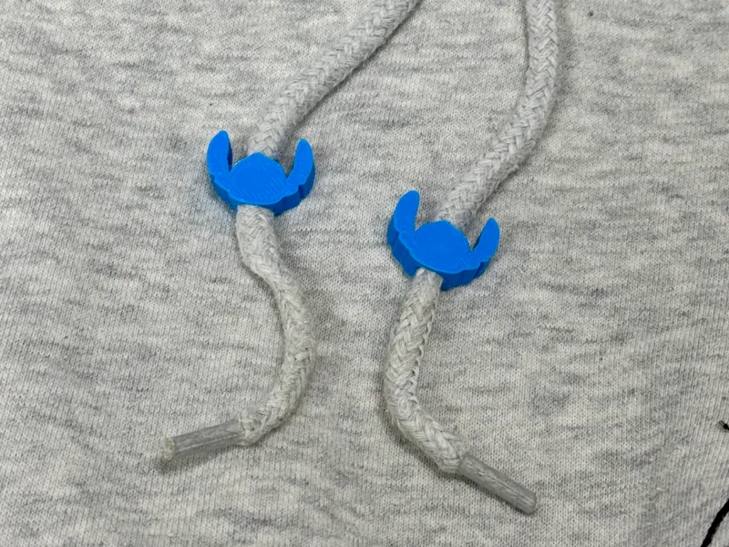 Small bead coulisse for sweatshirt