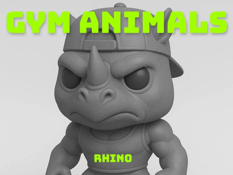Gym Animals - Gym Rhino
