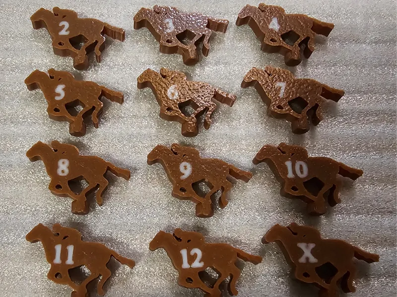 Numbered Horses for PonyUp Game