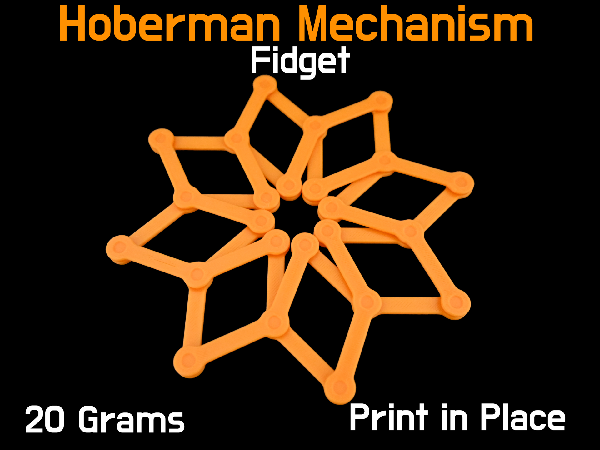 Hoberman Mechanism (Print in Place)