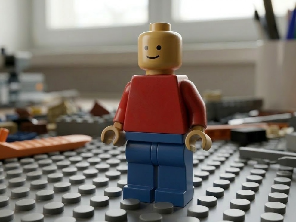 Classic Brick Style Minifigure