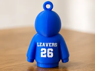 Leavers 2026 3D Hoodie Keyring