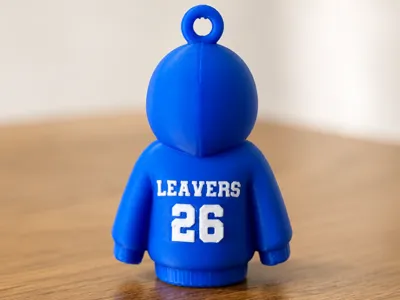 Leavers 2026 3D Hoodie Keyring