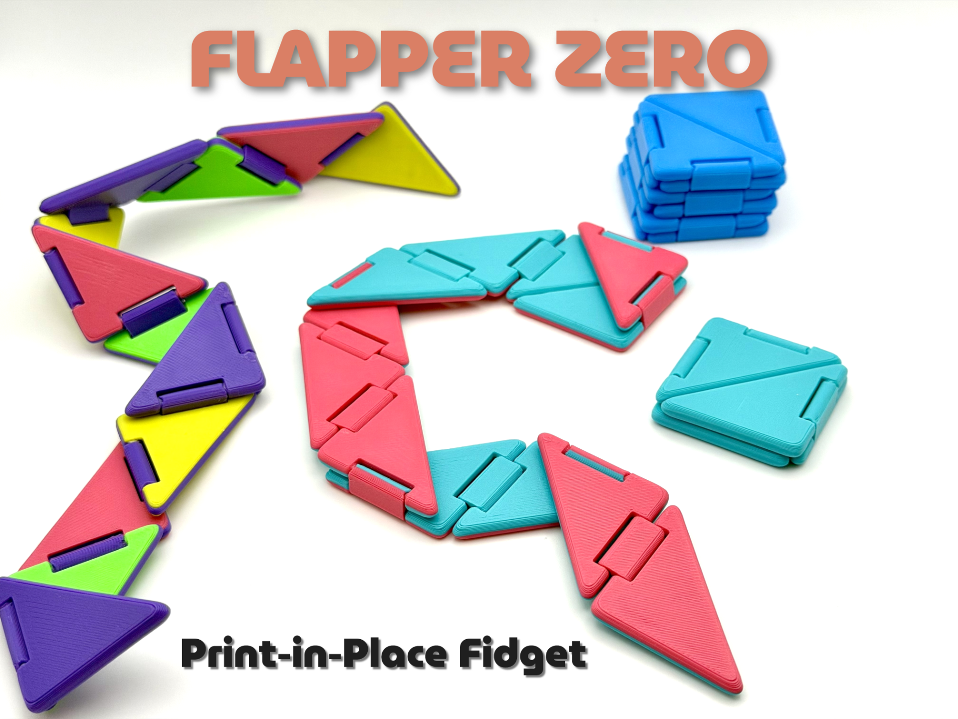 Flapper Zero – Print-in-Place Folding Fidget