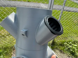 2 inch Net pot tower with diffuser