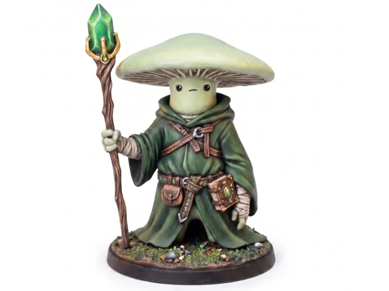 Myconid Wizard D&D Miniature (45mm)
