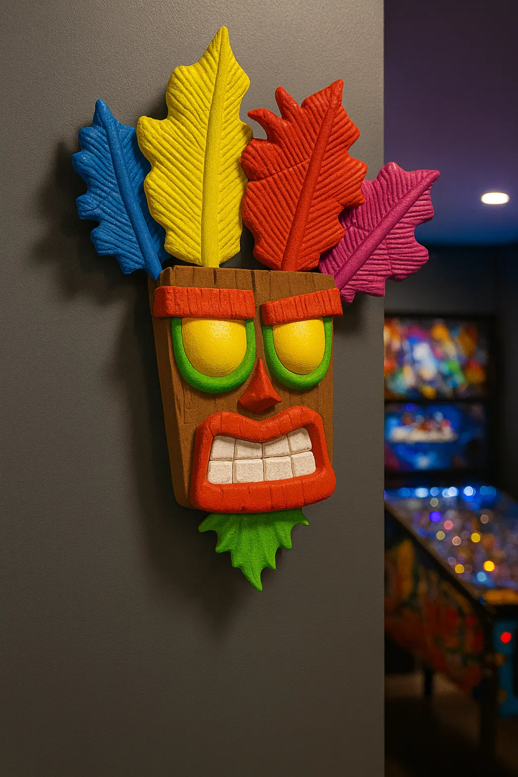 Crash Bandicoot Aku Aku Mask (AMS Ready 10 Parts) view 3