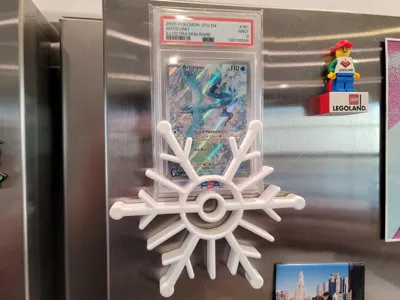 Pokemon PSA Slab Display Stand - Snowflake Stamp