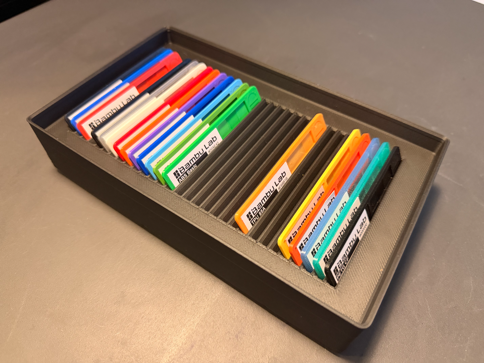Gridfinity Bin 3x5x6 for 30 Filament Samples