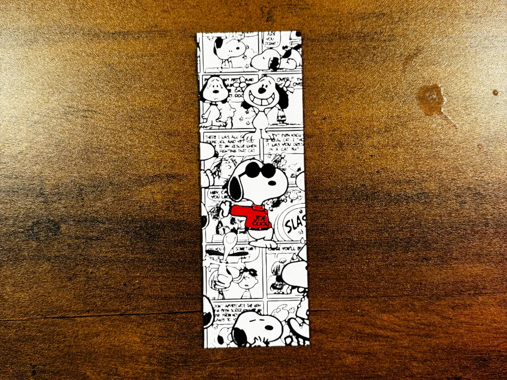 Snoopy “Joe Cool” Comic Strip Bookmark