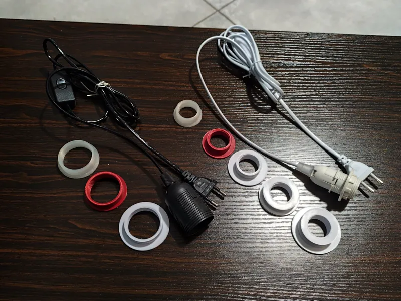 E27 and E14 locking ring