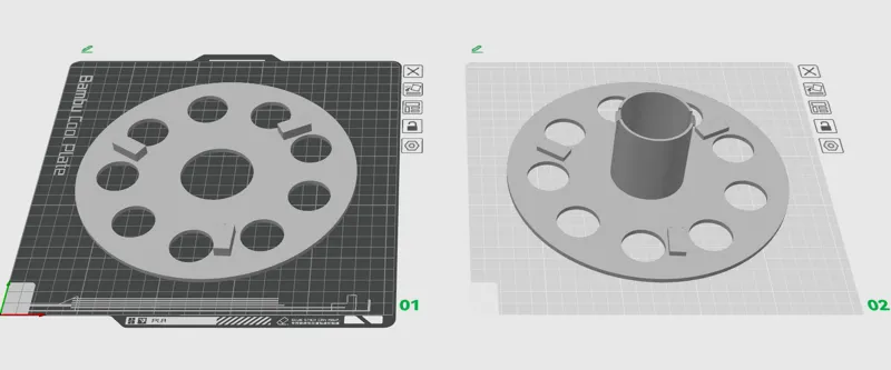 250g small spool adapter for bambu lab ams 适用于IEMAI品牌250g的料盘扩展架