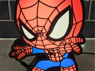 Spidey and friends spiderman light box