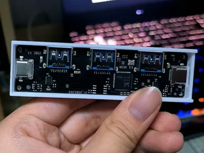pdd Triple USB Hub Enclosure 