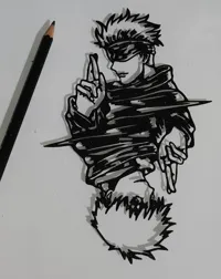 Décoration murale 2D Satoru Gojo - Jujutsu Kaisen — photo 3