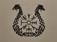 Dragon boussole — déco murale — photo 1