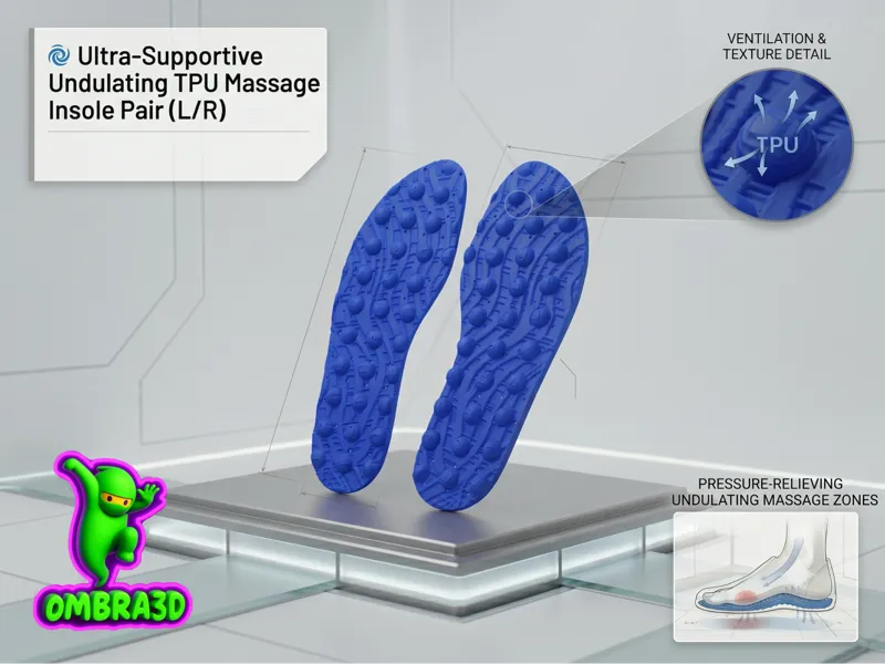 Perforated TPU Massage Insole (Left & Right)