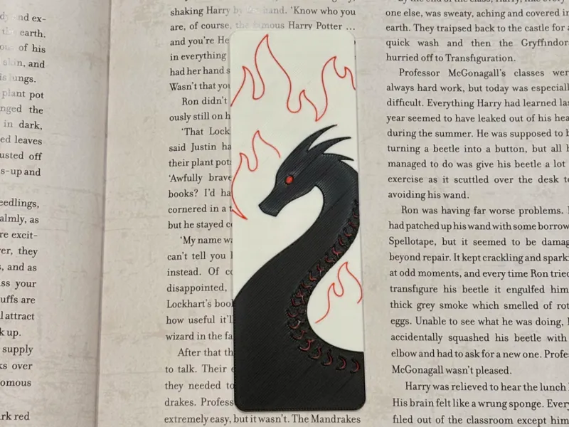 Ember Dragon Bookmark