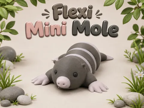 Modelo para impresión 3D: Flexi Mini Mole — referencia de MakerWorld