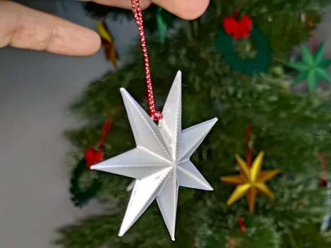 Swedish Adventsjärna Christmas tree ornament 