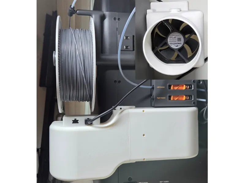 Low Profile X2D,P2S Front Facing External Fan V1
